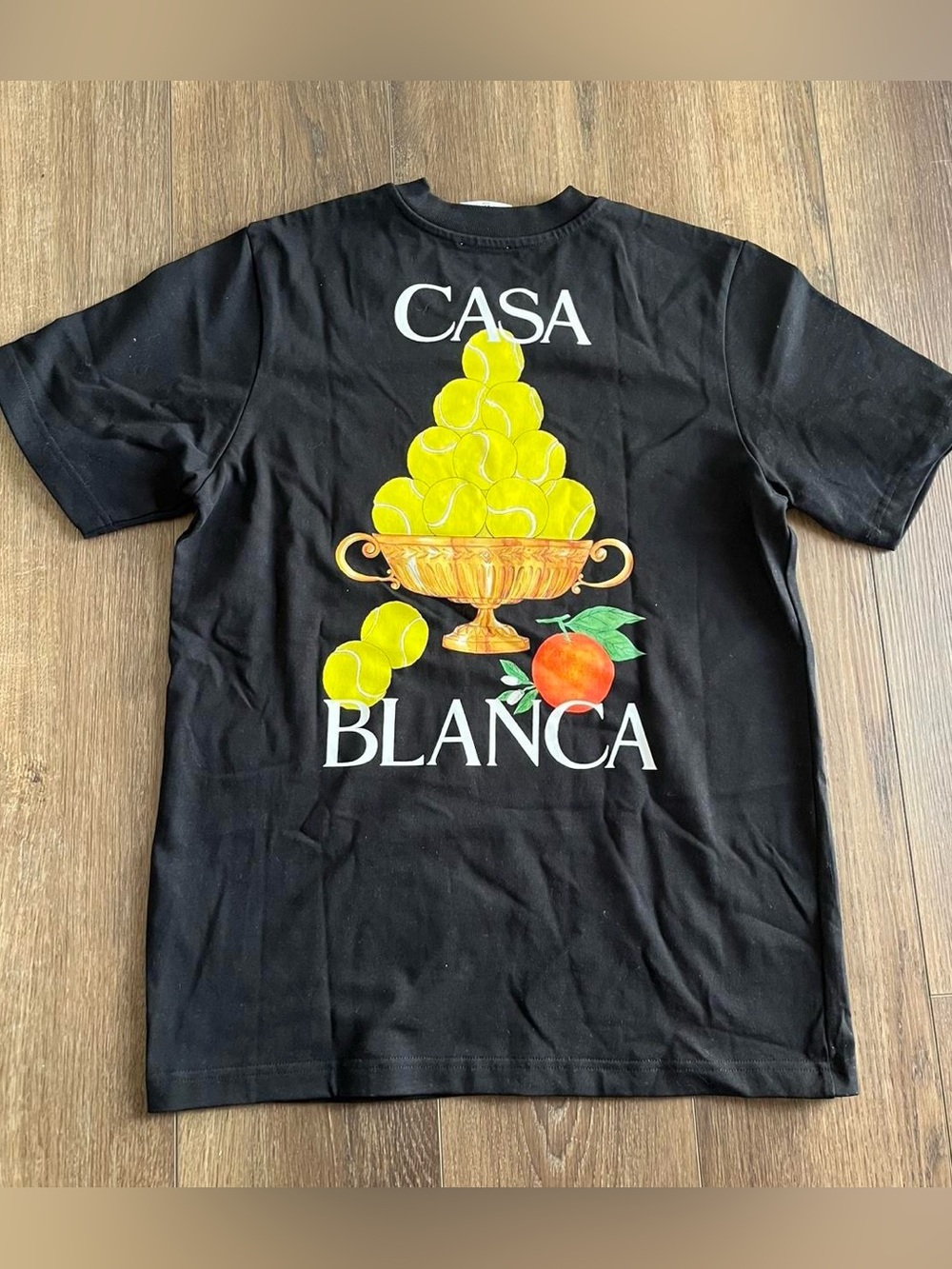 Casablanca Black Oranges Short Sleeved Tshirt